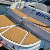 Boat EVA Faux Teak Decking Floor Compatible with 2001 Sea Ray 225 Weekender Swim Platform view 4