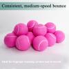 HPWFHPLF Tennis Balls, 12 Pack Advanced Training & Practice Tennis Balls for Beginners, Pet Dogs Playing Balls, Includes Mesh Carry Bag (Pink) view 4