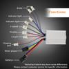 Brush DC Controller 48V 1000W Brush Motor Speed Control Brushed Controller with 3 Speed Switch for Scooter Electric Bicycle (48V 1000W) view 2