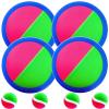 AppleRound Toss and Catch Ball Set, Pack of 4 Paddles and 4 Balls view 1