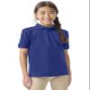 Classroom Uniforms for Boys and Girls, Short Sleeve Pique Polo CR832Y, XL, SS Royal view 1