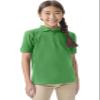 Classroom Uniforms for Boys and Girls, Short Sleeve Pique Polo CR832Y, M, SS Kelly Green view 1