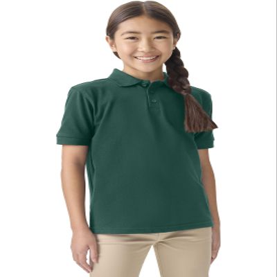 Classroom Uniforms for Boys and Girls, Short Sleeve Pique Polo CR832Y, XL, SS Hunter Green