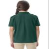 Classroom Uniforms for Boys and Girls, Short Sleeve Pique Polo CR832Y, XL, SS Hunter Green view 3