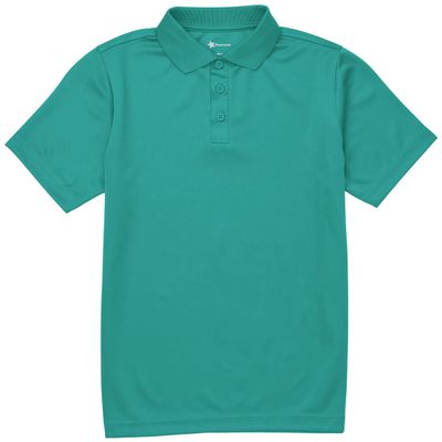 Classroom School Uniforms Big Kid Moisture Wicking Polo CR860Y, M, Teal