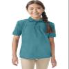 Classroom Uniforms for Boys and Girls, Short Sleeve Pique Polo CR832Y, S, Teal view 2