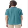 Classroom Uniforms for Boys and Girls, Short Sleeve Pique Polo CR832Y, S, Teal view 3