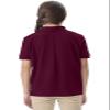 Classroom Uniforms for Boys and Girls, Short Sleeve Pique Polo CR832Y, S, Burgundy view 3