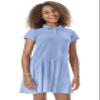 Classroom School Uniforms Little Kid Pique Polo Short Sleeve Dress 54121, 4, SS Light Blue view 4