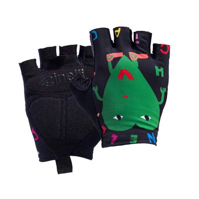 Cinelli Best Friends Cycling Gloves, Artwork by Sammy Binkow (Large)