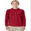 Classroom School Uniforms Big Kid Long Sleeve Pique Polo CR835Y, M, Red view 1