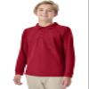 Classroom School Uniforms Big Kid Long Sleeve Pique Polo CR835Y, M, Red view 2