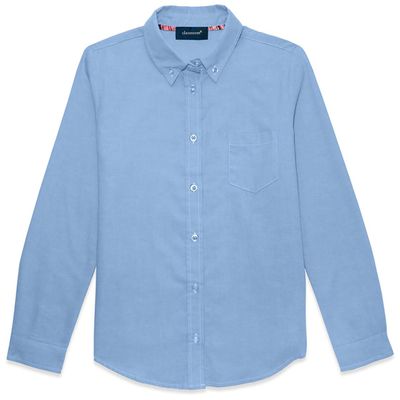 Classroom School Uniforms Big Kid Long Sleeve Oxford Shirt 57412, 14, Light Blue