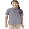Classroom Uniforms for Boys and Girls, Short Sleeve Pique Polo CR832Y, M, Heather Gray view 2