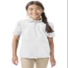 Classroom Uniforms for Boys and Girls, Short Sleeve Pique Polo CR832Y, M, SS White view 2