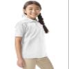 Classroom Uniforms for Boys and Girls, Short Sleeve Pique Polo CR832Y, M, SS White view 4