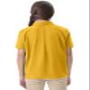 Classroom Uniforms for Boys and Girls, Short Sleeve Pique Polo CR832Y, M, Gold view 3