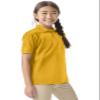 Classroom Uniforms for Boys and Girls, Short Sleeve Pique Polo CR832Y, M, Gold view 4