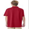 Classroom School Uniforms Unisex Polo T-Shirts with Moisture Wicking & Ribbed Collar CR860Y, XL, Red view 2