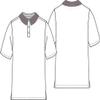 Classroom School Uniforms Unisex Polo T-Shirts with Moisture Wicking & Ribbed Collar CR860Y, S, Red view 2