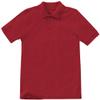 Classroom Uniforms for Boys and Girls, Short Sleeve Pique Polo CR832Y, XL, Red view 1