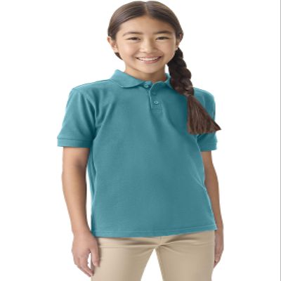 Classroom Uniforms for Boys and Girls, Short Sleeve Pique Polo CR832Y, XL, Teal