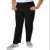 Classroom Uniforms Girls Pant Flat Front with Zip Fly Front and 3 Pockets CR101K, 4, Black view 2