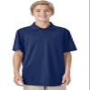 Classroom School Uniforms Big Kid Moisture Wicking Polo CR860Y, XS, SS Navy view 1