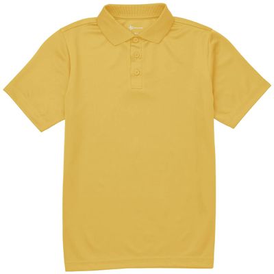 Classroom School Uniforms Big Kid Moisture Wicking Polo CR860Y, XS, Gold