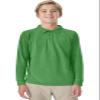 Classroom School Uniforms Big Kid Long Sleeve Pique Polo CR835Y, XL, SS Kelly Green view 1