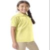 Classroom Uniforms for Boys and Girls, Short Sleeve Pique Polo CR832Y, XL, Yellow view 4