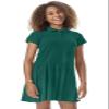 Classroom School Uniforms Little Kid Pique Polo Short Sleeve Dress 54121, 5, SS Hunter Green view 4