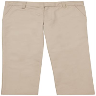 Classroom School Uniforms Big Kid Flat Front Pant CR003L, 12, Khaki