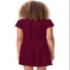 Classroom School Uniforms Little Kid Pique Polo Short Sleeve Dress 54121, 5, Burgundy view 3