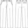 Classroom School Uniforms Big Kid Flat Front Pant CR003L, 8, Khaki view 2