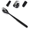 OdontoMed2011 Triple Head Wartenberg Pinwheel, Black Color, 6.5" Length (Hanging) Pin Wheel 3 Head Stainless Steel view 1