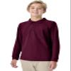 Classroom School Uniforms Big Kid Long Sleeve Pique Polo CR835Y, L, Burgundy view 2