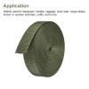 MECCANIXITY Flat Nylon Webbing Strap 1 Inch 10 Yards Olive for Backpack, Luggage-rack view 4