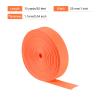 MECCANIXITY Flat Nylon Webbing Strap 1 Inch 10 Yards Neon Orange for Backpack, Luggage-rack view 2