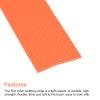 MECCANIXITY Flat Nylon Webbing Strap 1 Inch 10 Yards Neon Orange for Backpack, Luggage-rack view 3