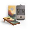 Elakai National Parks Series Premium Travel Cornhole Boards with Carry Case Backpack 1x2 Yosemite NP view 1