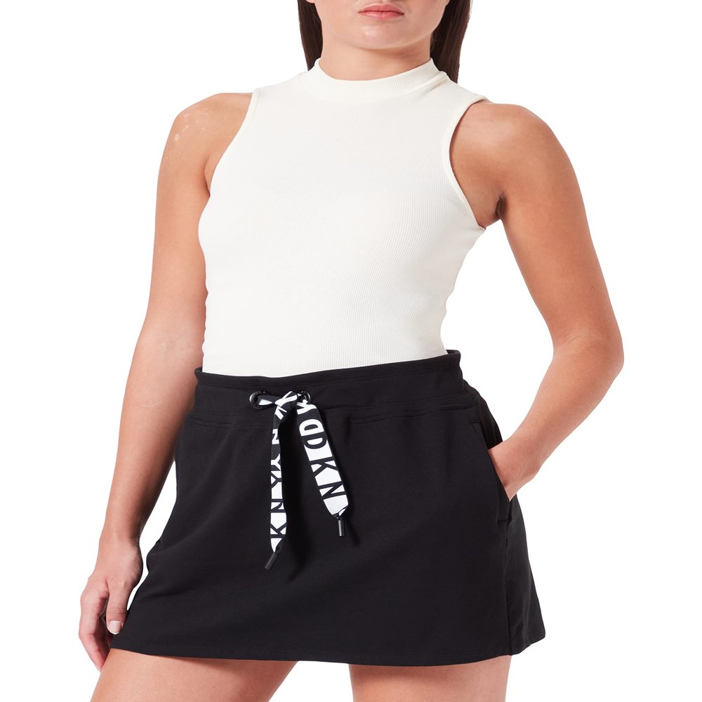 DKNY Sport Womens Logo Skirt Black XL