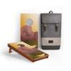 Elakai National Parks Series Premium Travel Cornhole Boards with Carry Case Backpack 1x2 Zion NP view 1
