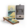 Elakai National Parks Series Premium Travel Cornhole Boards with Carry Case Backpack 1x2 Arcadia NP view 1