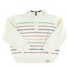 RUGGEDBUTTS Rainbow Stripe Quarter Zip Sweater - 5 view 1