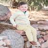 RUGGEDBUTTS Rainbow Stripe Quarter Zip Sweater - 5 view 3
