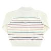 RUGGEDBUTTS Rainbow Stripe Quarter Zip Sweater - 5 view 4
