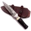 WolfKlinge 11" Handmade Damascus Steel Fixed Blade Knife  Ultimate Spear Point Dagger for Hunting, Survival, Camping, Hiking and Fishing  Full Tang Micarta Handle with Premium Cowhide Leather Sheath (DCX 22-58) view 4