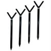 Fishin Stix 30" Extendable V-Shaped Rod Holder 4 Pack, Black view 1