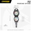 Cressi Console PD2 - Scuba Diving Pressure and Depth Gauge with Hose: Made in Italy view 3